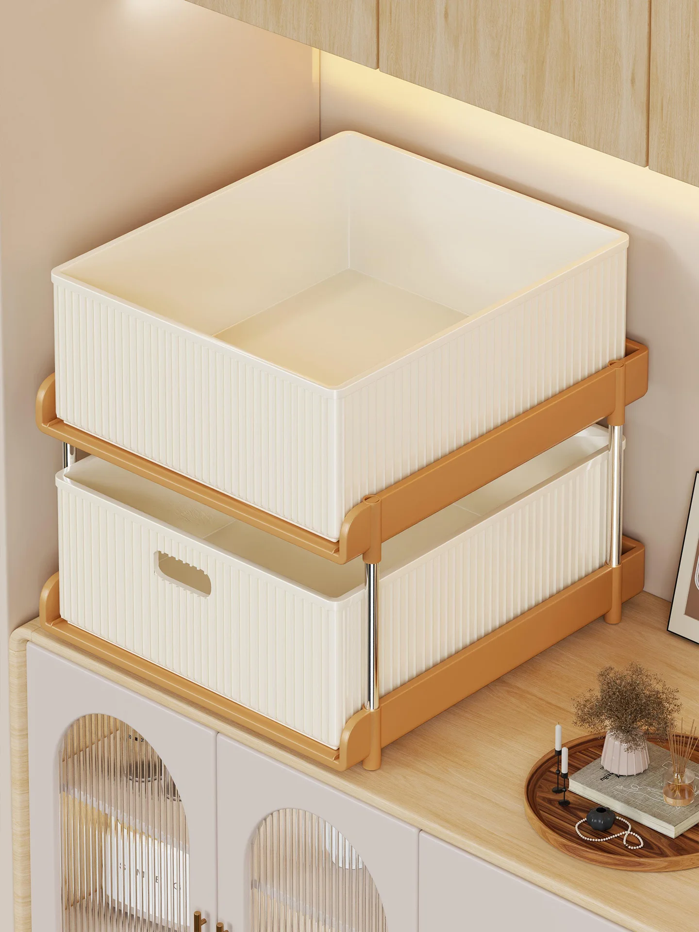 

Double Layer Pull out Medicine Box Storage Ra Large Capaci Multi Layer Cabinet Internal Drug Placement Fly Organizer