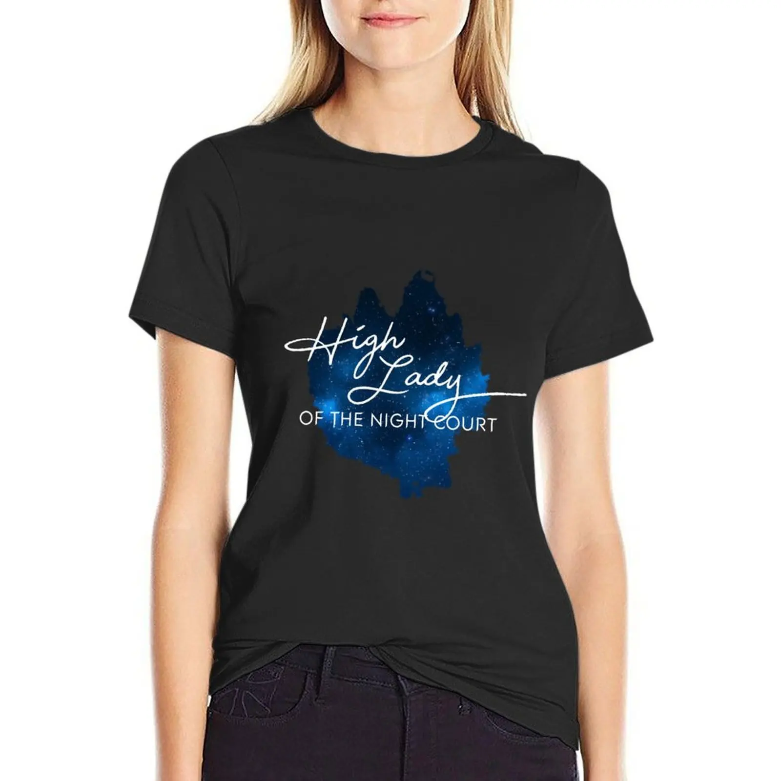 

High Lady of the Night Court T-Shirt animal prinfor animal print shirt for girls summer top tops for Women