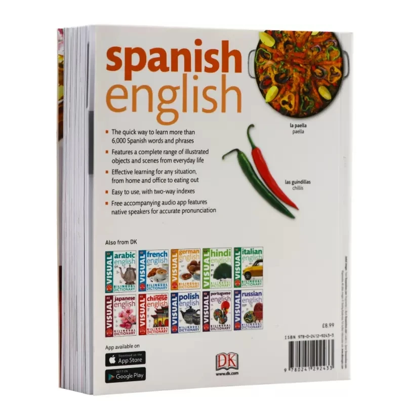 DK Espagnol-Anglais Bilingue Visual Dictionary, Abonnés Bilingue Astive Graphical Dictionary Ple