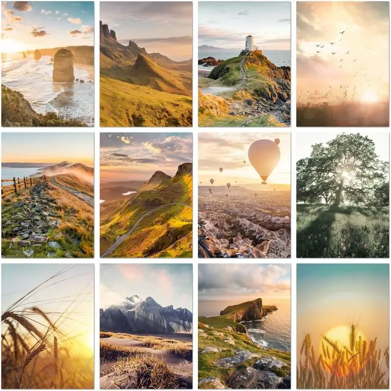 GATYZTORY Full Square/Round Drill 5d Diy Diamond Painting Mountain Scenery  Mosaic Embroidery Cross Stitch For Adults Gift Home