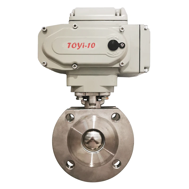 high pressyre modulating type on/off electric actuator controller electrical operated ball valve