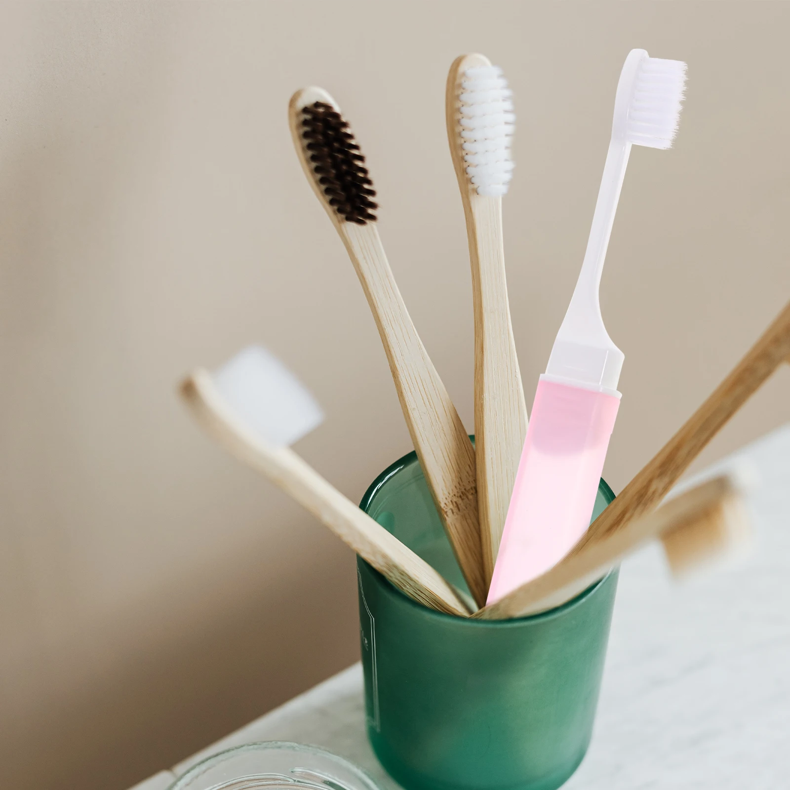 

8pcs Travel Toothbrush Set Portable Folding Toothbrushes With Box For Camping Hotel Trip Foldable Soft Durable Pp Material For