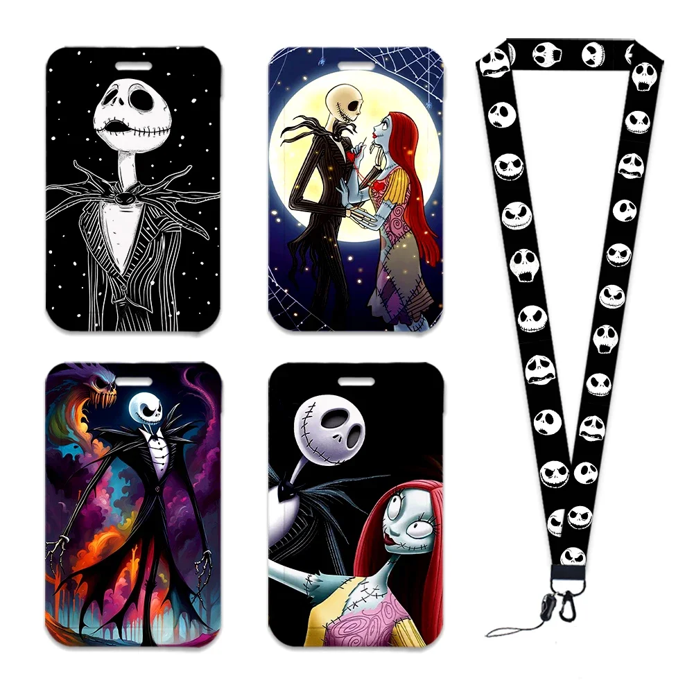 Halloween Nightmare Before Christmas smycz do breloczka uchwyt na identyfikator akcesoria do kluczy prezenty