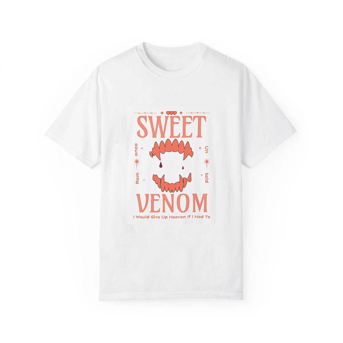 Sweet Venom Kpop Shirt Vintage Vampire Tee Romance Untold Inspired T-shirt Fan Gift Summer Women's High Quality Cotton T-shirt