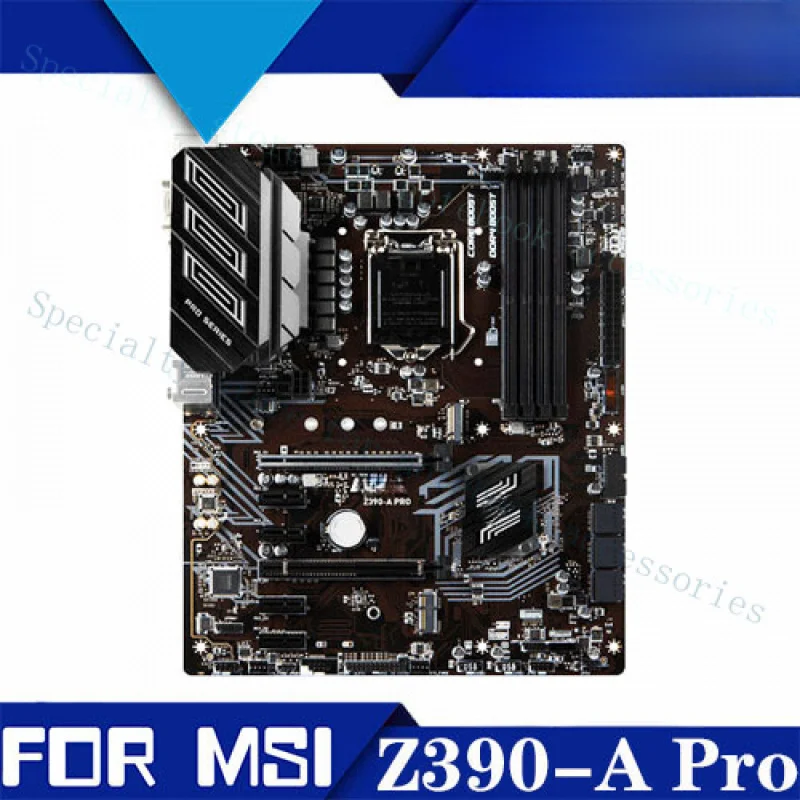 A+FOR MSI Z390-A PRO Motherboard Supports 8/9 Generation LGA1151 DDR4 64GB Z390