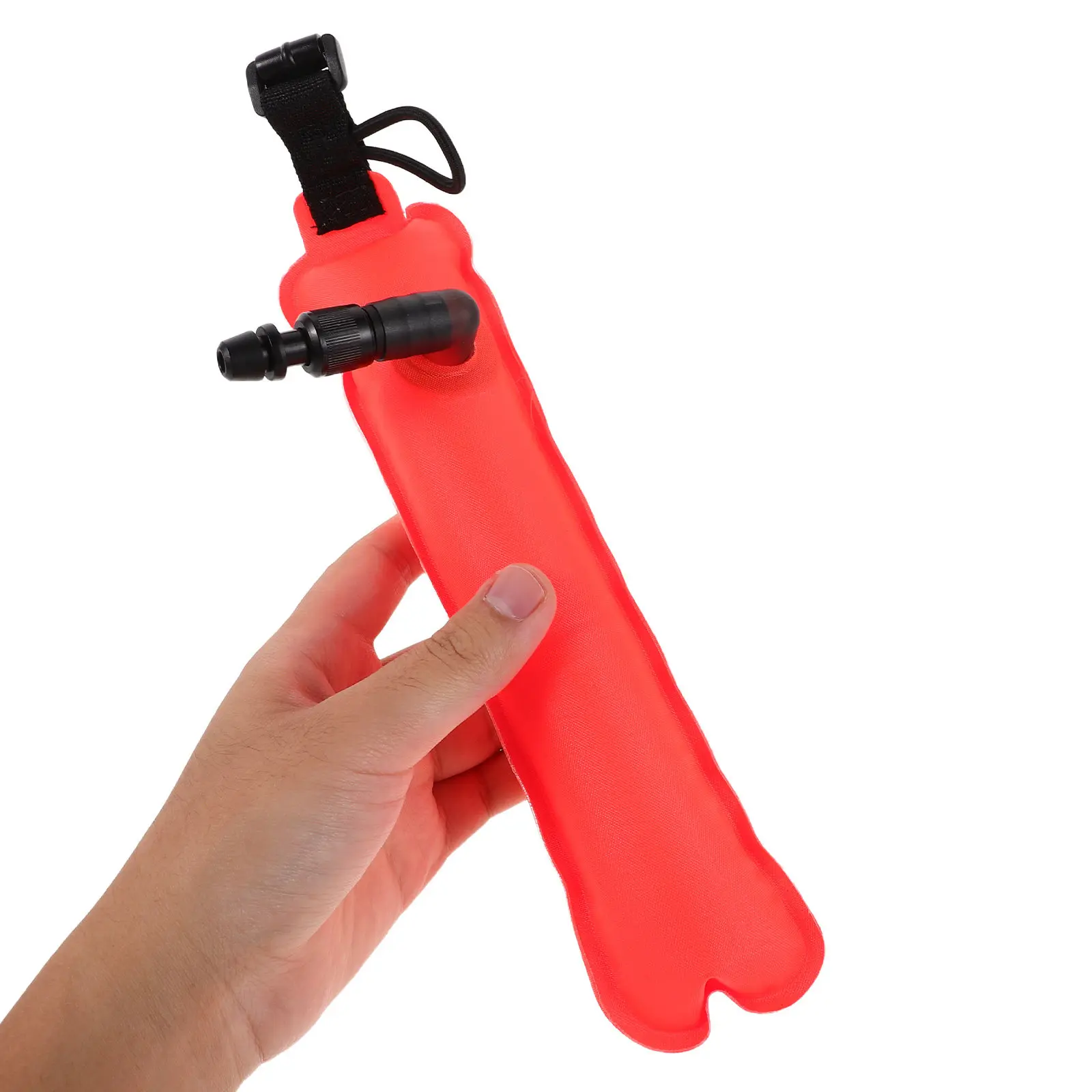 

Scuba Diving Signal Buoy High Visibility Inflatable Surface Marker Tube Compact Portable Design for Underwater Safety Diving