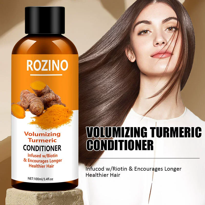 Turmeric powder three-piece shampoo for washing, moisturizing and bathing: Controls oil, removes dandruff, relieves itching, foi