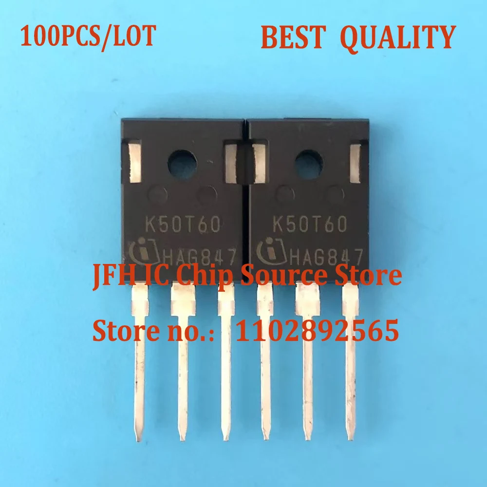 100 قطعة مخصصة K50T60 IKW50N60T IGBT 50A600V أفضل جودة الأسهم