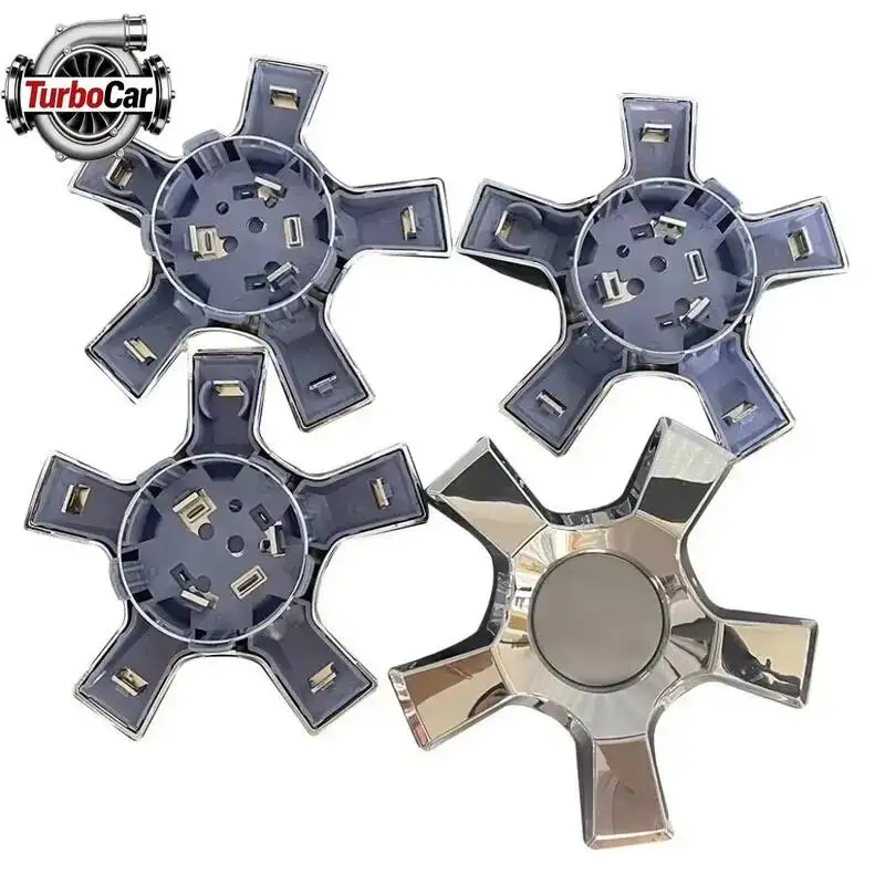 4Pcs Five Claw Aluminum Wheel Center Cover Electroplating Modified Hub Cap Land Cruiser LC200 For Lexus LX570