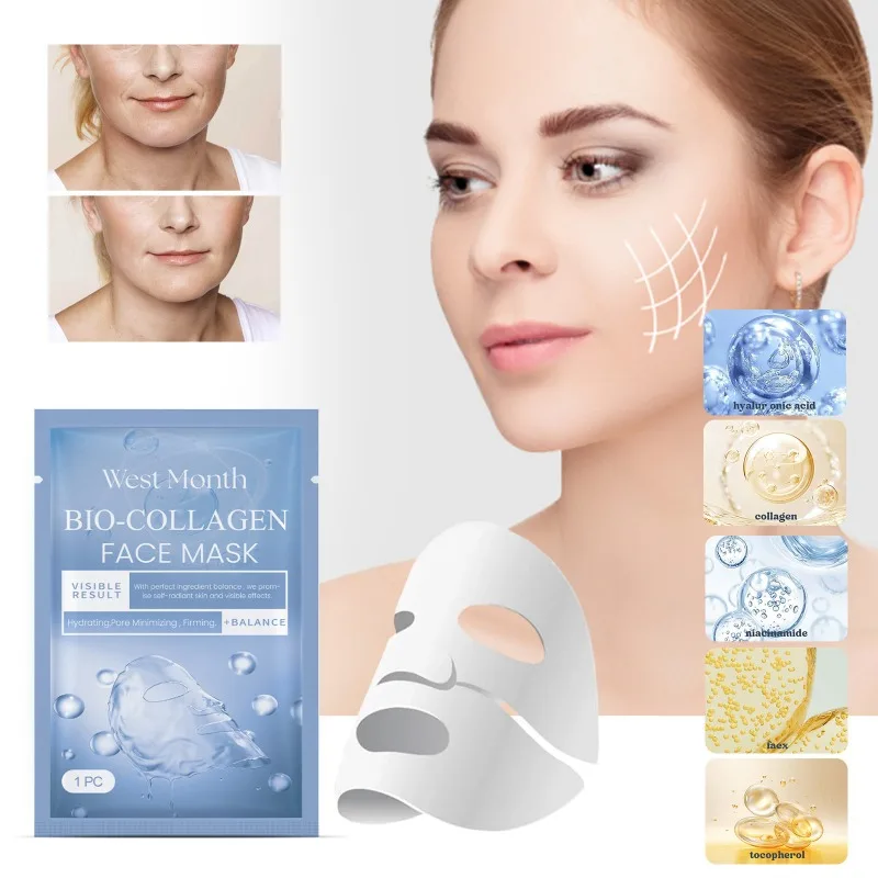 

Collagen Face Mask Deep Hydration Boosts Elasticity Firms Skin Enhances Radiance Moisturizing Facial Mask