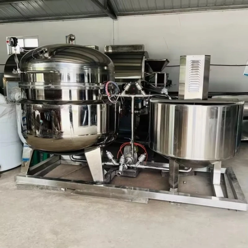 Jacketed Pressure Cooker Vacuum Negative Pressure Sugar Impregnation Machine Custom