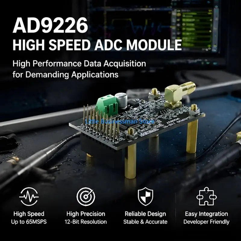 ad9226-12-ビット-65msps-信号サンプリング-ボード、fpga-開発用、5v-入力サポートおよびデータ-m76a-用ピン-ヘッダー-レイアウト付き