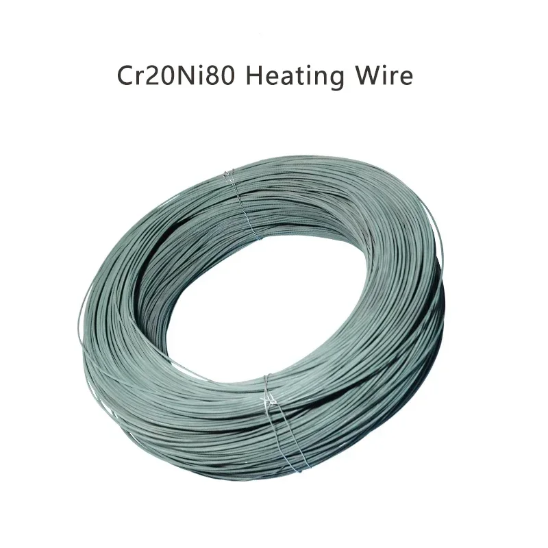 5M Cr20Ni80 Heating Wire 0.5-5mm Diam Nichrome Wire Cutting Foam Wires Cotton Cutting Machine Heating Yarn Mentos