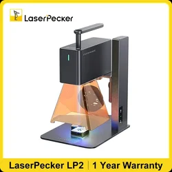 LaserPecker MINI Laser Engraving Machine Portable Engraver with 5W Bluetooth 2K for Cutter Printer Wood Leather Paper LP2