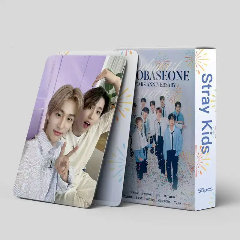 

Коллекционные карты Kpop STRAY KIDS SKZOO 55, товары для альбома ZEROBASEONE, большие акции, карты ЛОМО, подарок на Новый год