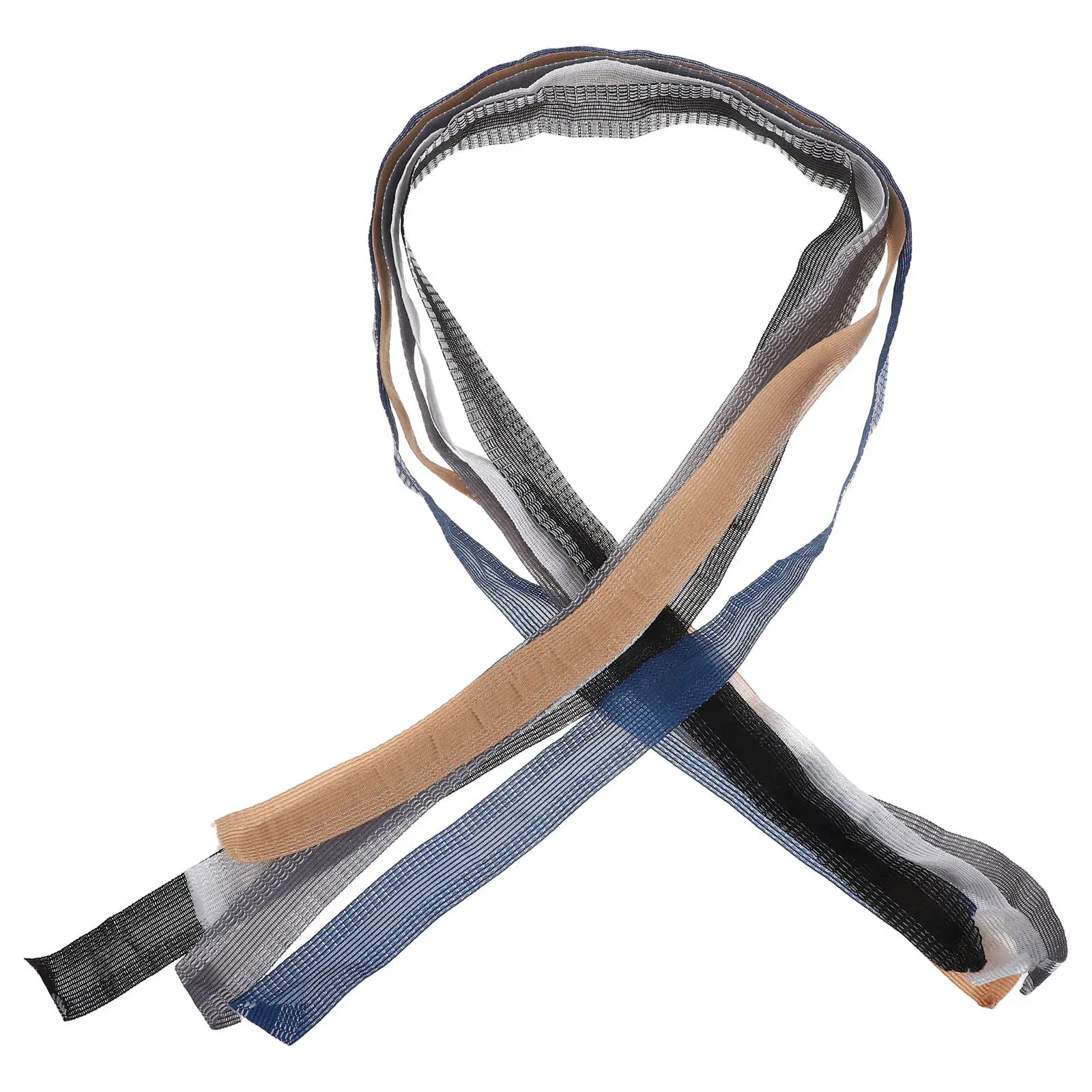 5 Rolls Exquisite Workmanship Polyester Hem Tape Iron-on Fusing Tape for Pants Jeans Trousers Hems DIY Clothing Alteration
