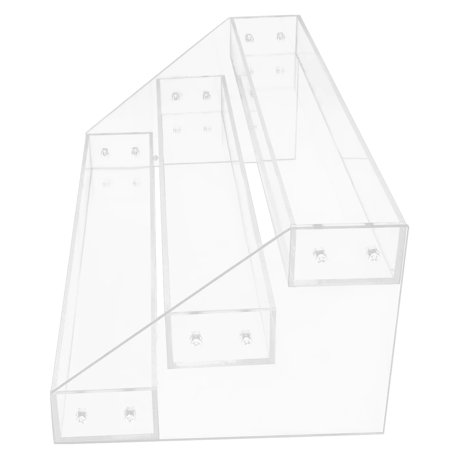 

Multi-Layer Acrylic Spice Rack Organizer Transparent Kitchen Countertop Spice Jar Storage Holder Tiered Shelf Cabinet