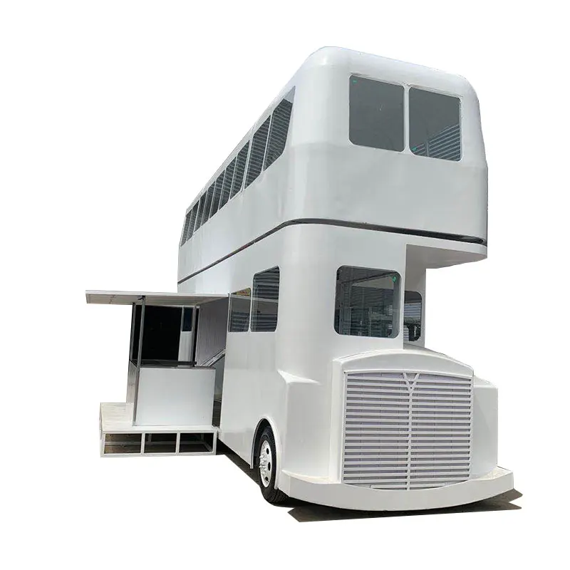 

Double-decker bus dining car retro snack car sales bus bus beauty Chen props car model theme restaurant