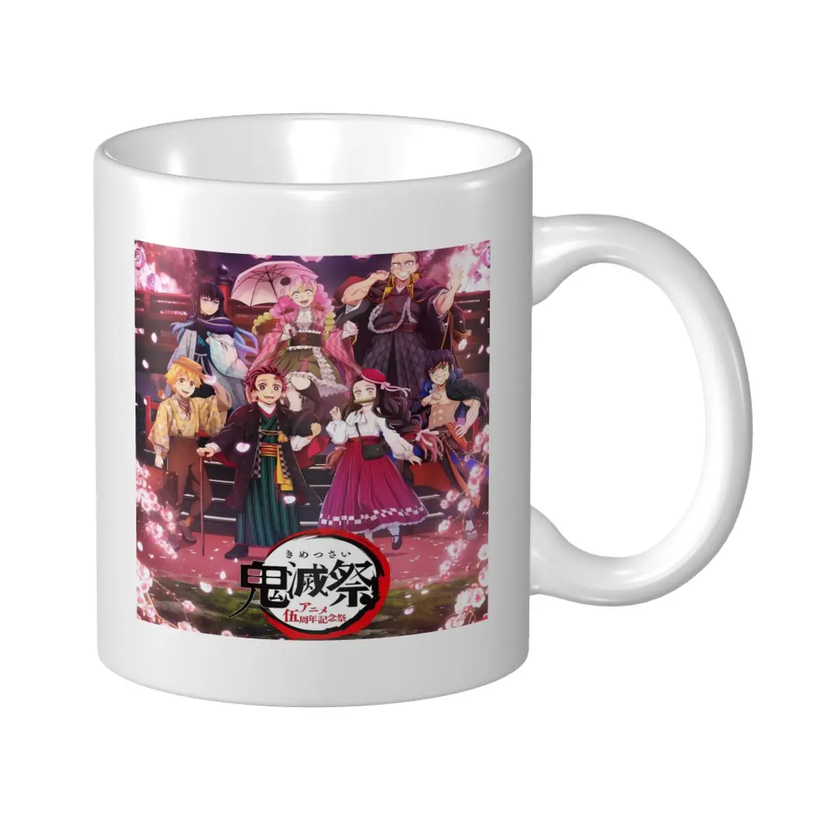 Demon Slayer Graphic Anime Tea Coffee Mugs Bachelorette Party Team Groomsman Cups Wedding Gifts