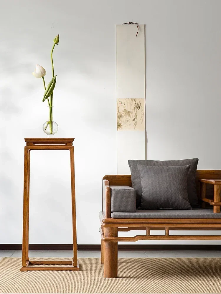 

Напольный приставной столик TAO Living Room Old Elm Flower Zen / Подставка для цветов на балкон