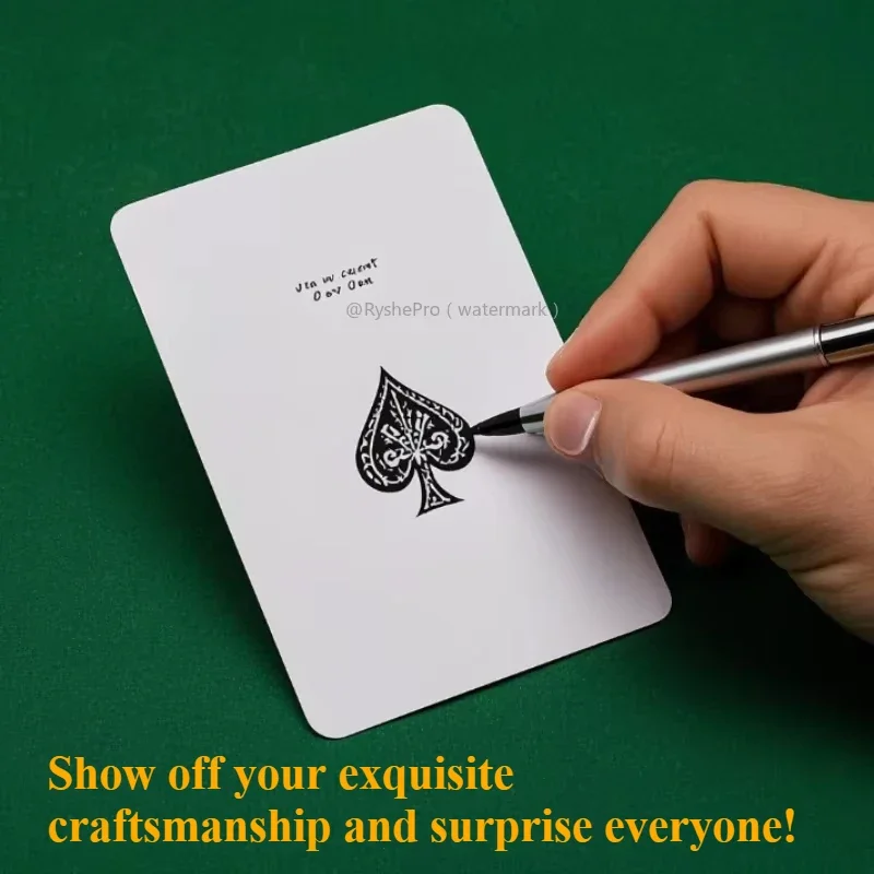 Carte da gioco vuote 54 pezzi Schede flash indice vuoto bianche su due lati per scrivere su carte da gioco regalo fai da te per l'apprendimento dello studio stampabile