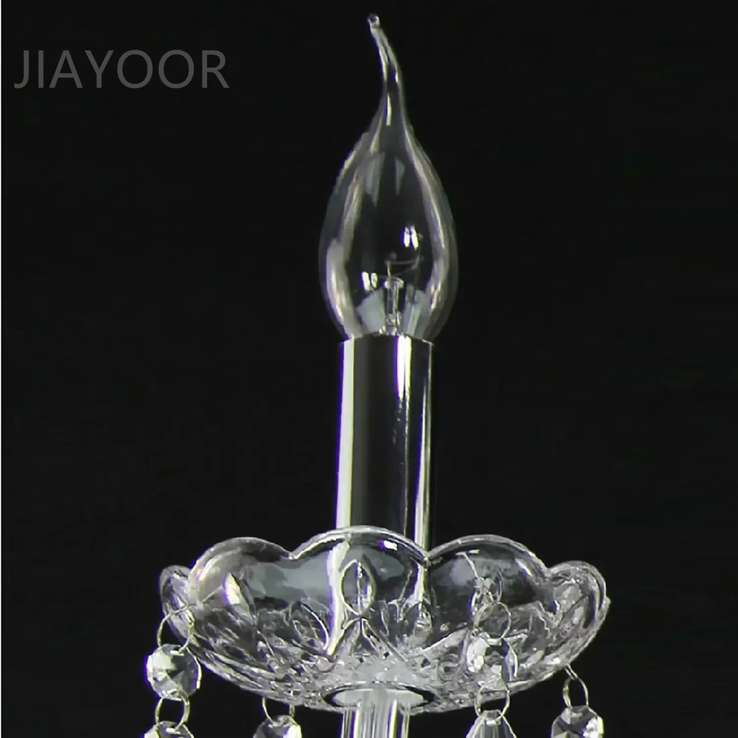 Luxury Crystal Floor Lamp Senior Candle Lamp Wrought Iron Living Room Bedroom Lamp Decorative Lamp Desk Lamp Bedside Lamp LED K9