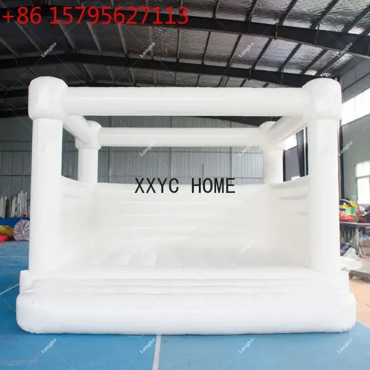 

13x13 Party Wedding Bouncy Castle Inflatable Bouncer White Bounce House For Kids Adults Jumping