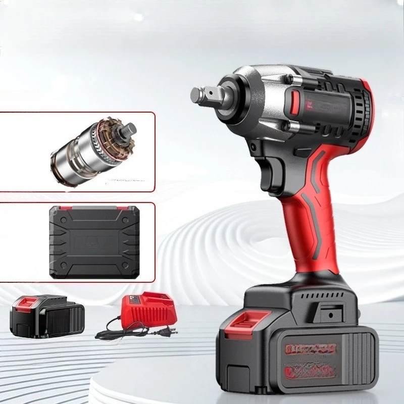 Brushless Electric Wrench Electric Impact Air Cannon High Torque Small Steel Cannon Torque Wrench