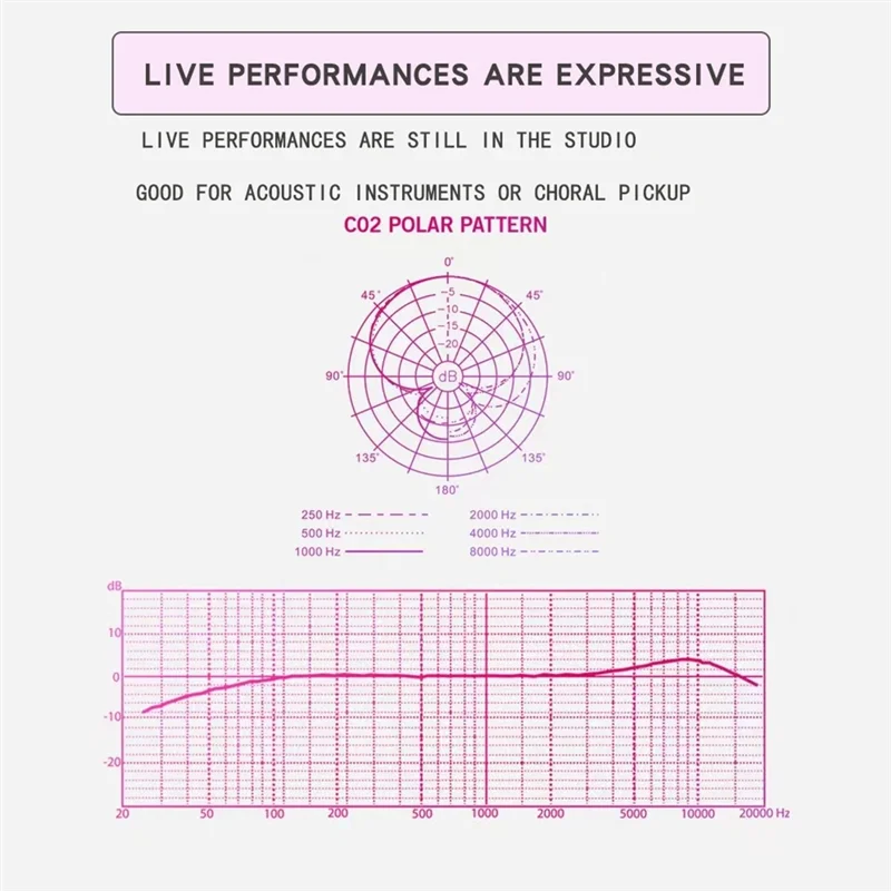 

B04B-1 Pair C02 Pen-Shaped Condenser Microphone Shockproof Clip Microphone Piano Mic Pen Type Instrument Microphone