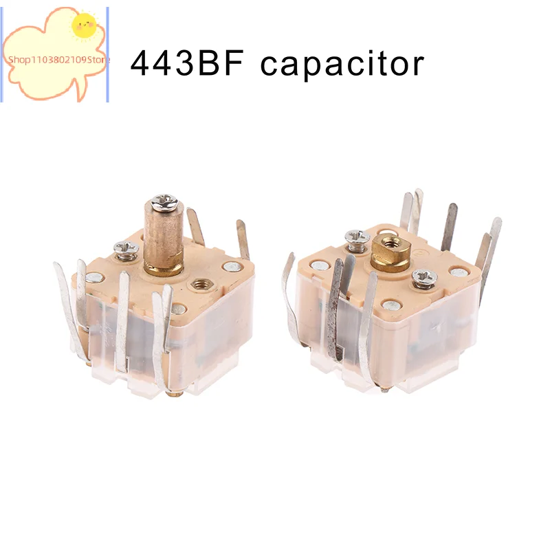 [HM]【YY】1Pc 2026 New Switch CBM-443BF-1AB4/088AM+FM Radio Thin Film Variable Capacitor 270P Double +20Pfm Double