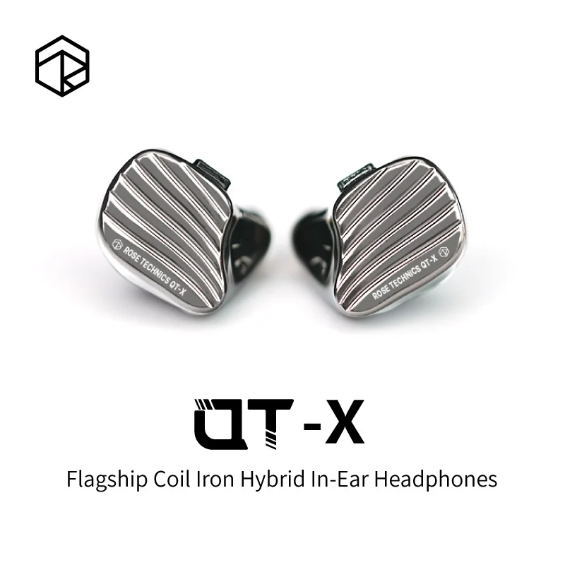 

ROSESELSA QTX Value 1DD+6BA IEMs Wired HiFi In-Ear Earphones Music Monitor Earbuds for Audiophile 2 pin Detachable Cable