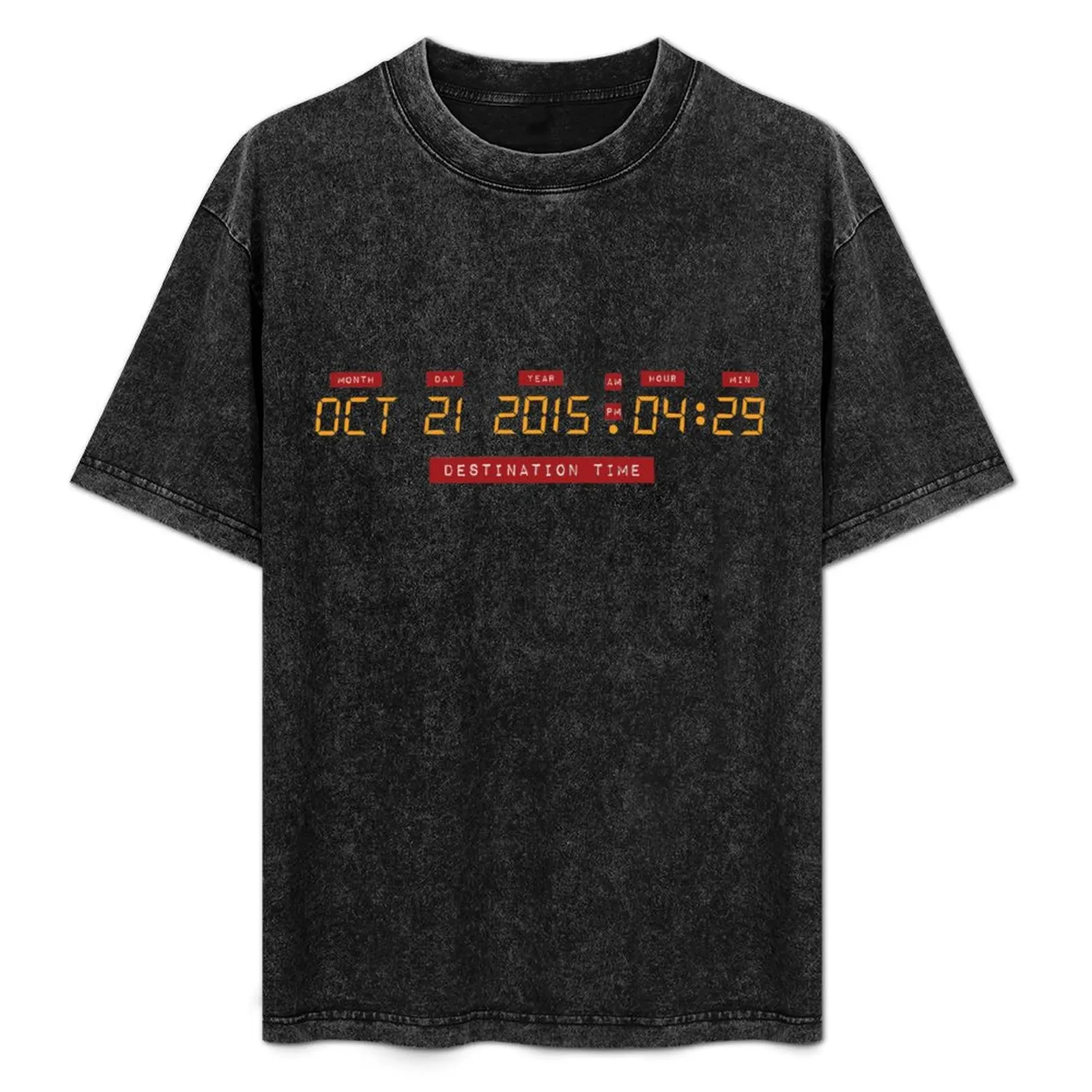 

*Officially Licensed*Back to the Future Oct 21, 2015 4:29 DeLorean Numbers T-Shirt mens graphic t shirts T-Shirt