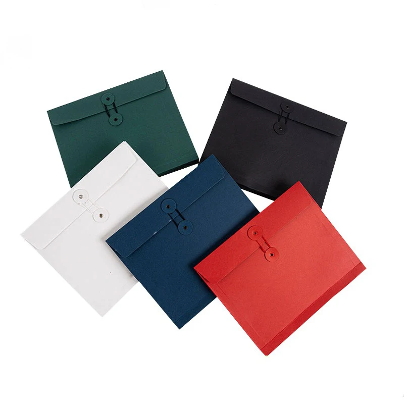 

24x20x3cm Scarf Packaging Envelope Rope Wrap Envelope Bag Stationery Storage Bags Kraft Paper Envelope Pouches 30Pcs