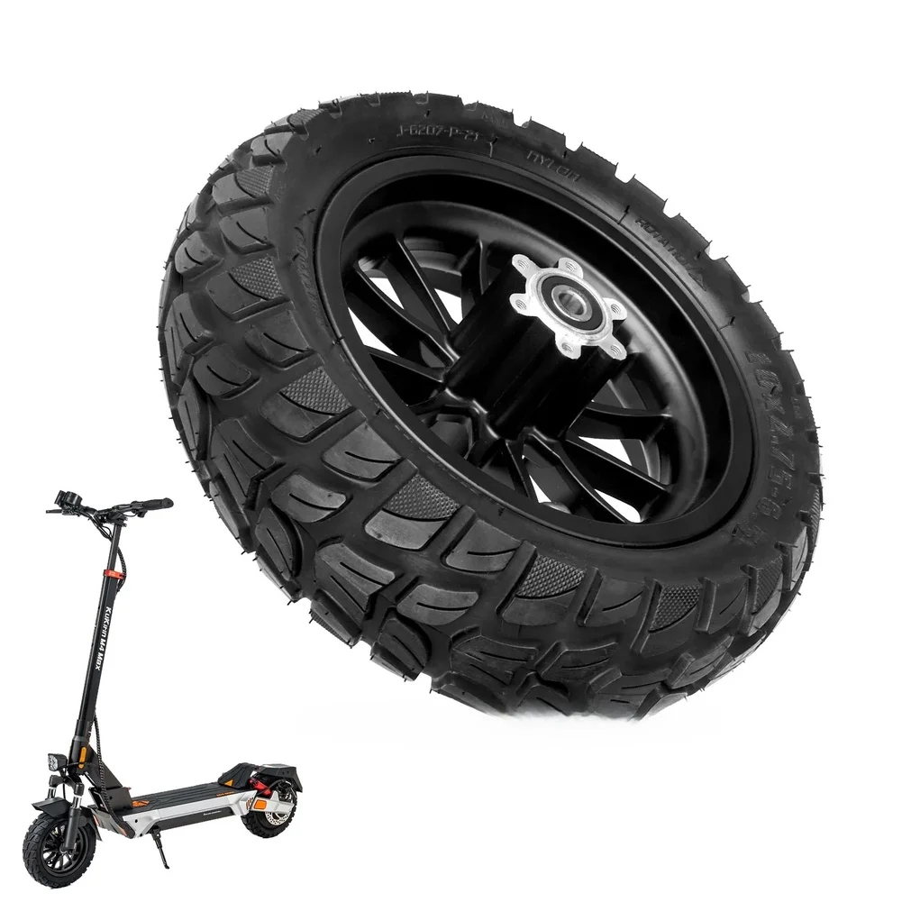 

Electric Scooter Front Hub Wheel Tire Replacement For KuKirin M4Max 10x2.75-6.5 Scooter Enhanced Grip And Stability Solution