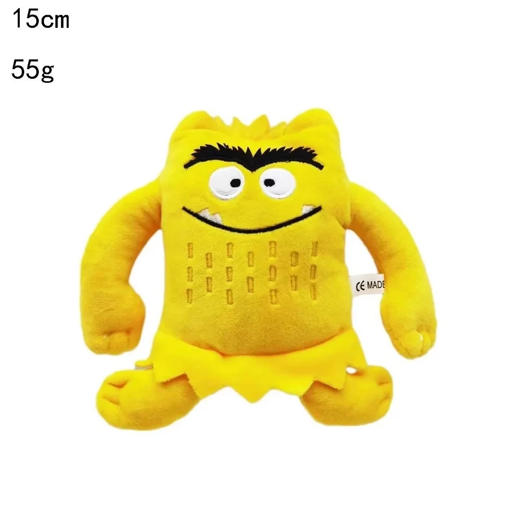 6 teile/satz 6 Farben Kawaii Die Farbe Monster Plüsch Puppe Kinder Monster Farbe Emotion Plushie Stofftier Für Kinder Geburtstag geschenke