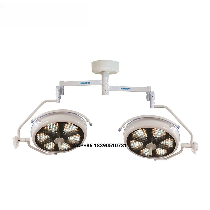 HFMED 700/700 Double Arm Overhead LED Medical Equipment LED Operating Room Light Surgical Shadowless Light