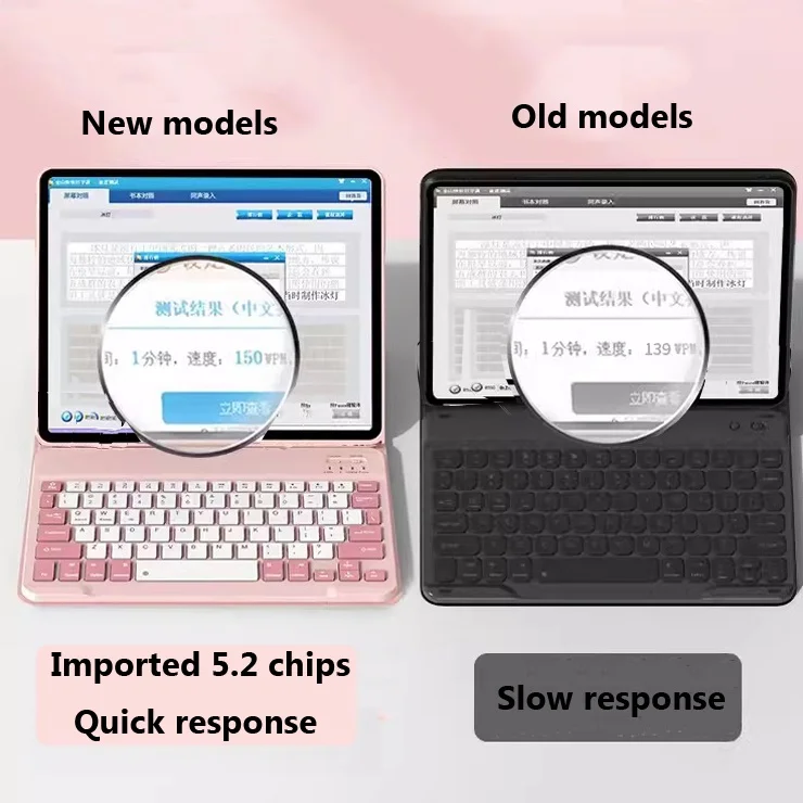 Fotografia 5: Capa com teclado Bluetooth para Honor Pad X9a 11.5 polegadas ELN2-W09 X9 Pro, para Honor X8a 11, X9 11 polegadas, V9 11.5 polegadas, X8 Pro, X8 10.1