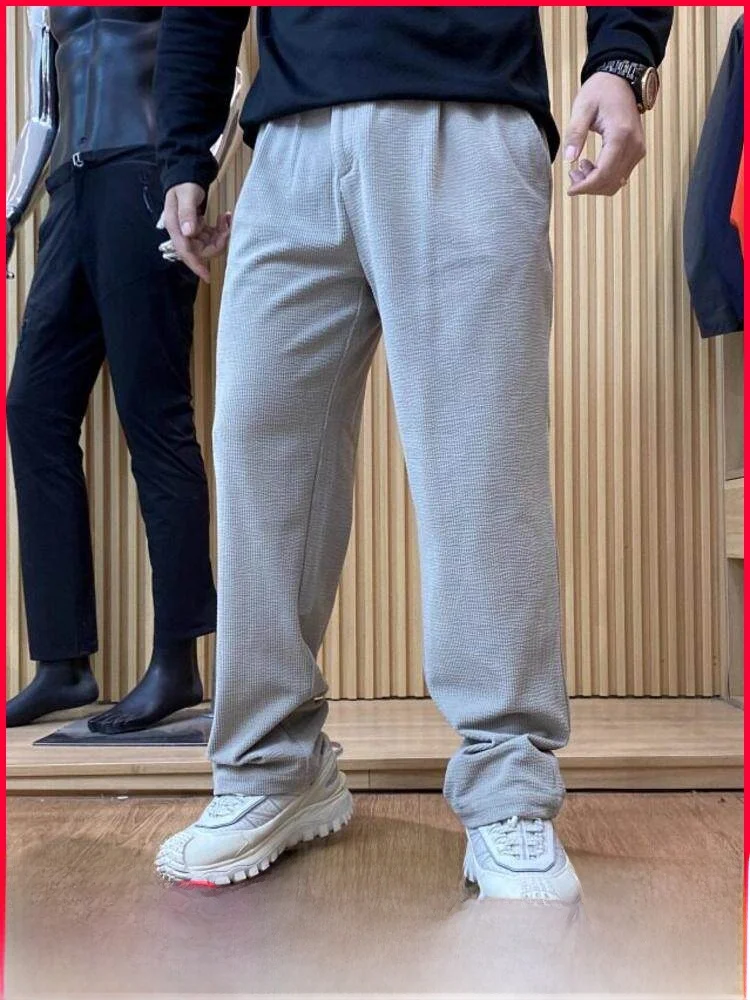 

Мужские повседневные вельветовые брюки свободного кроя с прямыми штанинами, осенне-зимние, модные, теплые, цветные, для отдыха