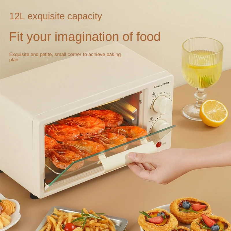 Household strictly selected electric oven, vertical multi-functional kitchen baking 12L-15 capacity mini oven