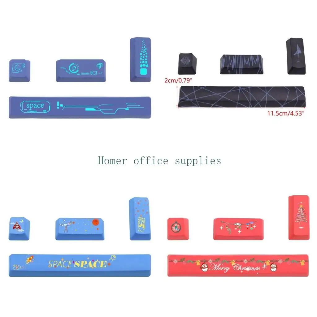 

Клавиатура K43B, пользовательские колпачки для клавиш, 4 колпачка для клавиш, пространство 6,25U, ESC, Enter Right, Enter, PBT,