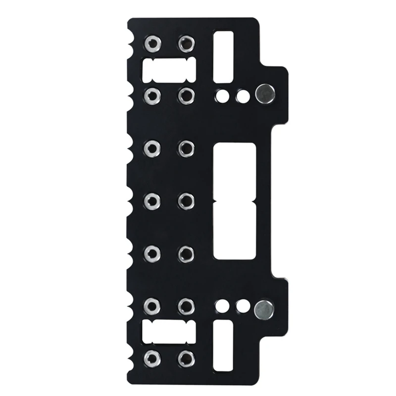 Cabinet Handle Pitch Punch Locator Hardware Jig Kit, Woodworking Drawer Door Jig Drill Guide DIY Mounting Tool