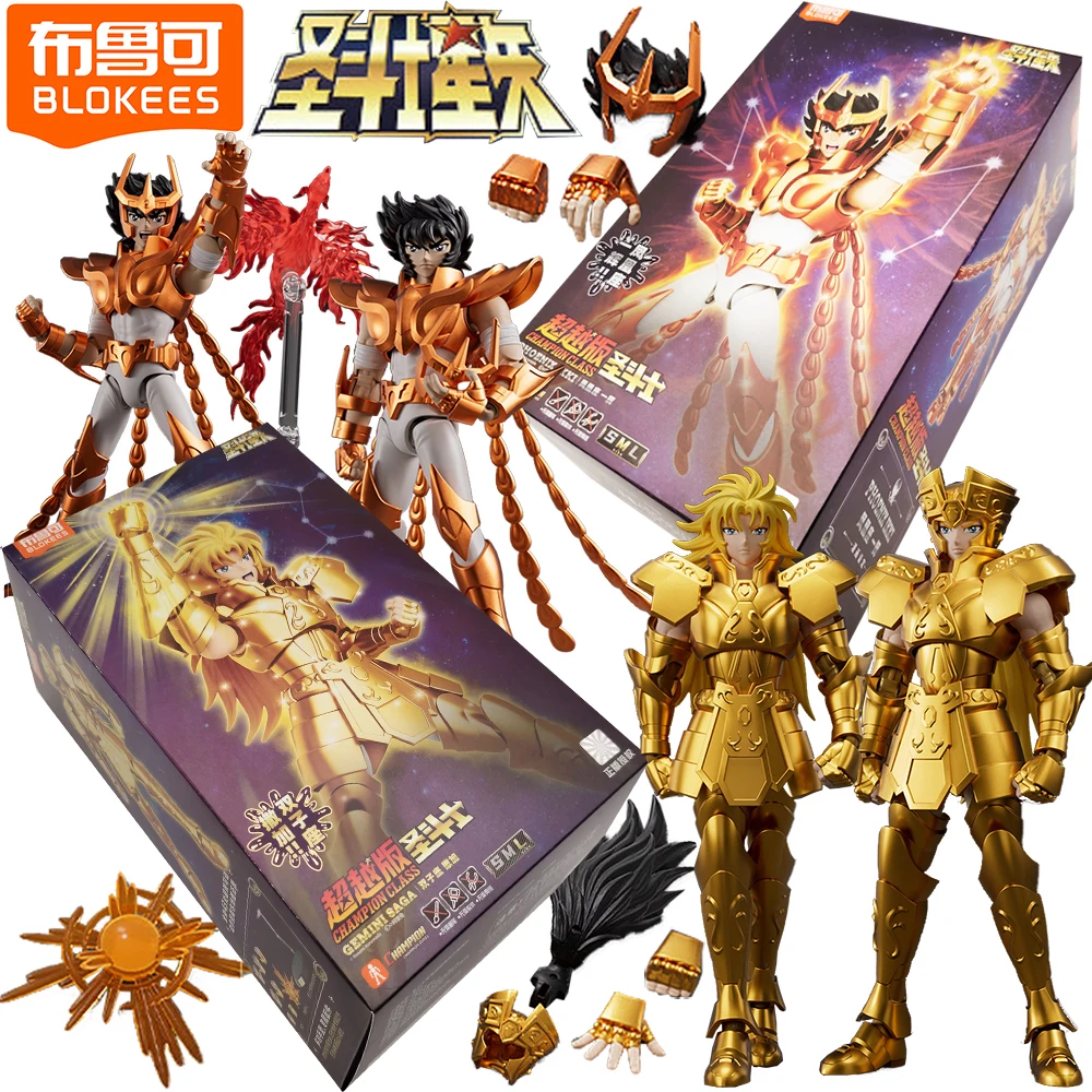 

Official Blokees Saint Seiya Action Figures Phienix Ikki Gemini Saga Fans' Favorite Exquisite High-quality Model Ornament Gift