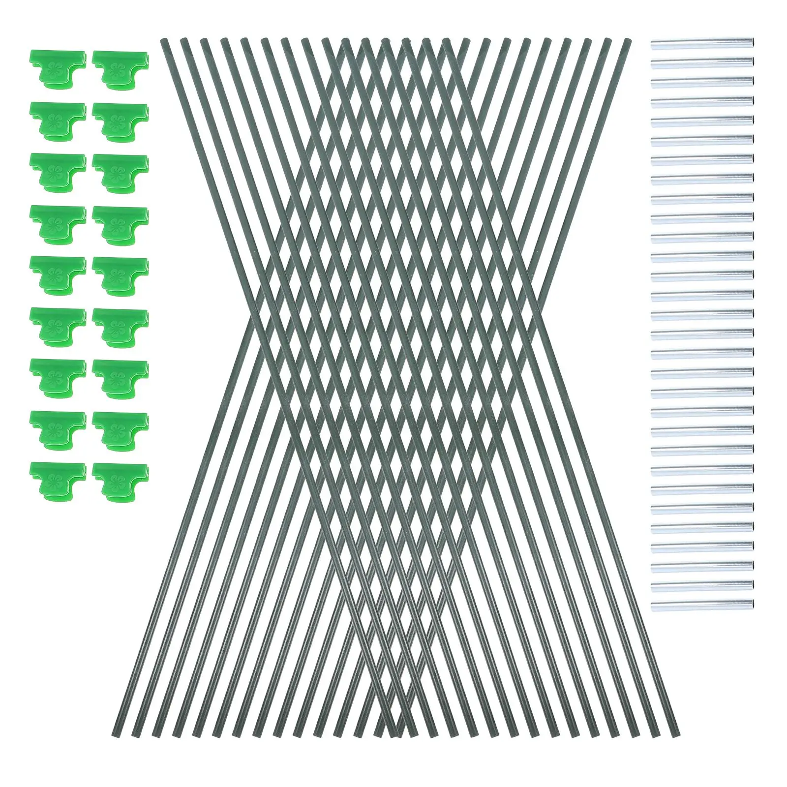 

Insect Net Set Row Covers Garden Beds Plants Greenhouse Hoops Poles Netting Raised Bed Mesh Protective Plant Cover Plastic