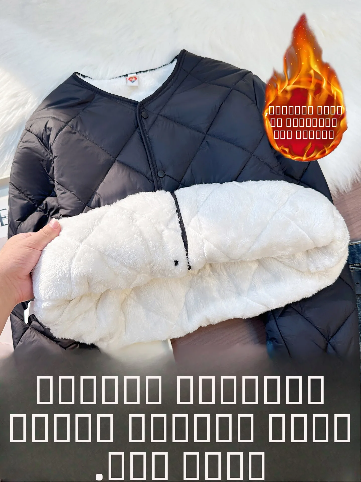 

Thiened Fce Warmth down Jaet Inner Cotton Coat for Women Student Class School orm Warm Core Cotton Clothes ...