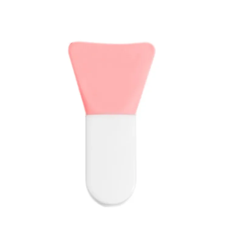 Beauty Tools Silicone Mask Brush Mud Mask Application Portable Mini Short Handle Silicone Head Mask Brush Cosmetics