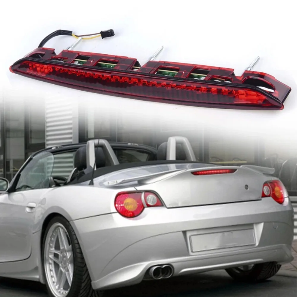

1Pcs LED High Level Brake Stop Light Lamp Red Lens 63256930246 For BMW Z4 E85 2002-08