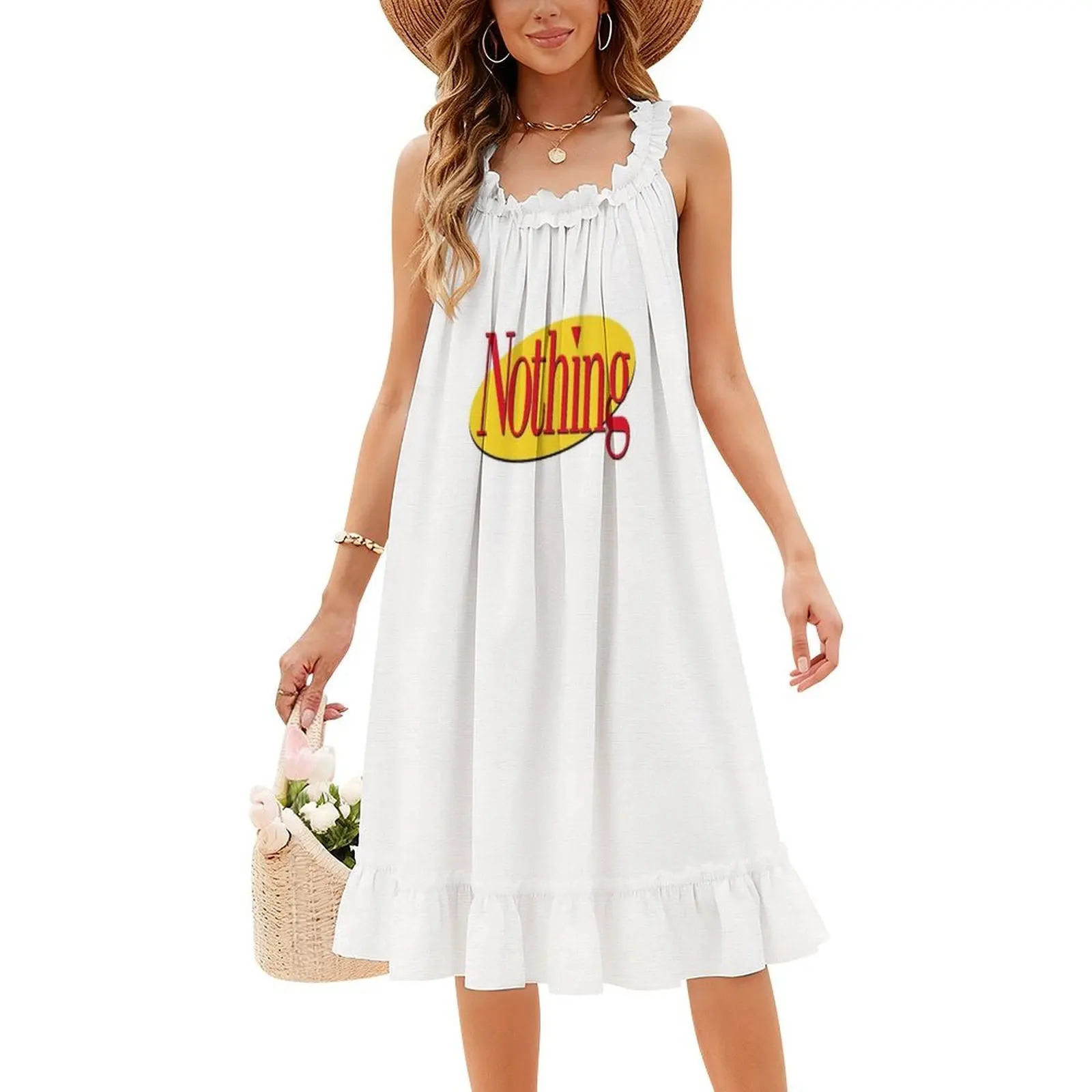 لا شيء فستان عطلة مثير للنساء فستان قصير لحفلات الشاطئ وأعياد الميلاد لا شيء يفشل المماسح كرامر نيومان فستان سهرة للنساء