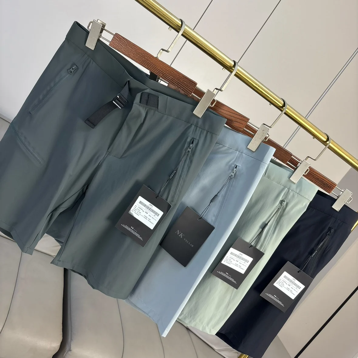 

Мужские летние функциональные 3D-шорты прямого кроя для активного отдыха, быстросохнущие, повседневные, модные, в городском стиле