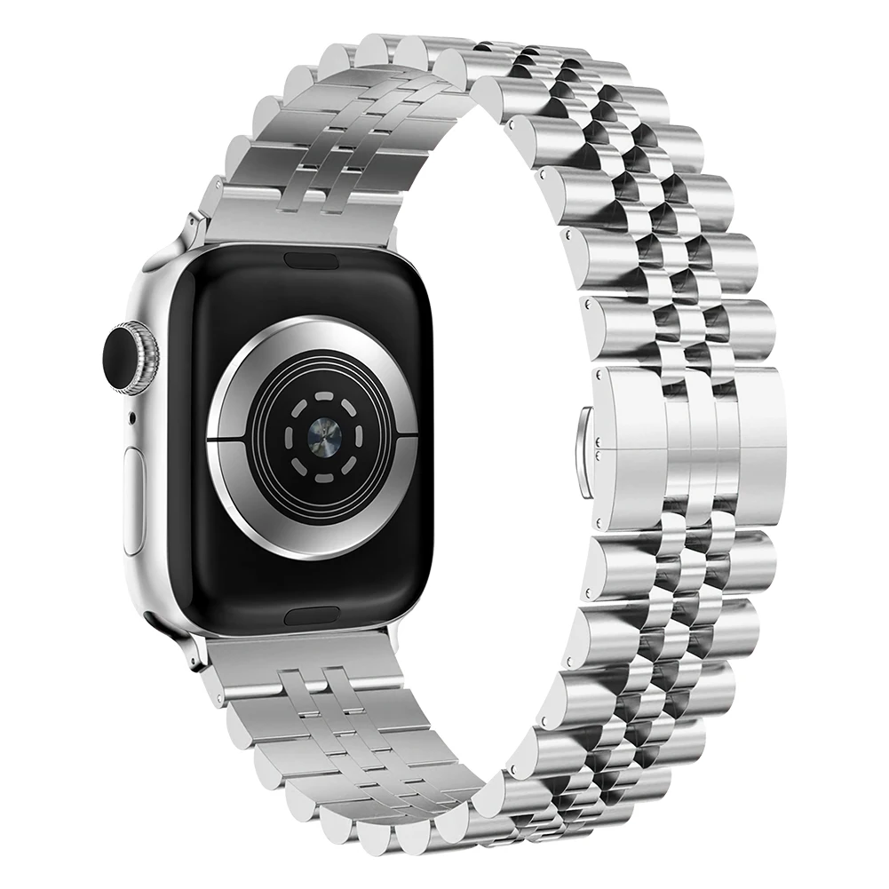 Metal Strap For Apple Watch Ultra 3/2/1 49mm S12 11 10 42mm 46mm Bracelet Wristband iWatch 9 8 7 6 5 4 45mm 41mm 44mm 40mm Band