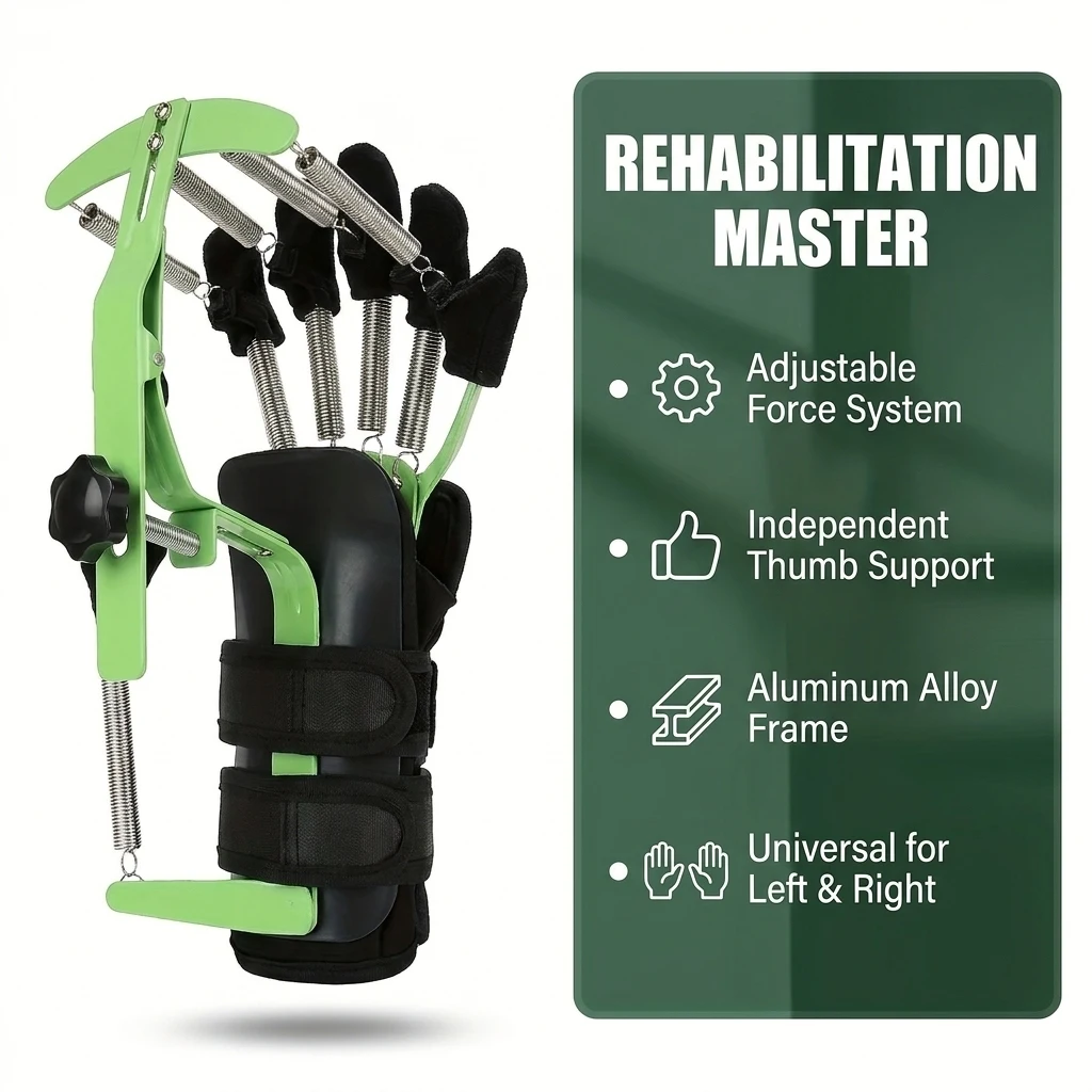 Multi functional wrist and finger orthotics, finger therapy training, wrist and finger dynamic orthotics, suitable for left and